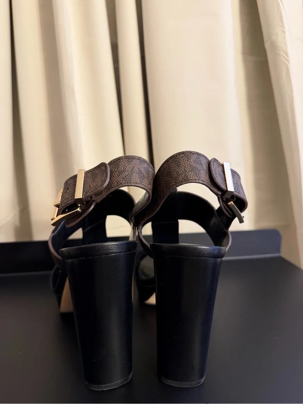 Michael Kors Platform Block Heel Sandals